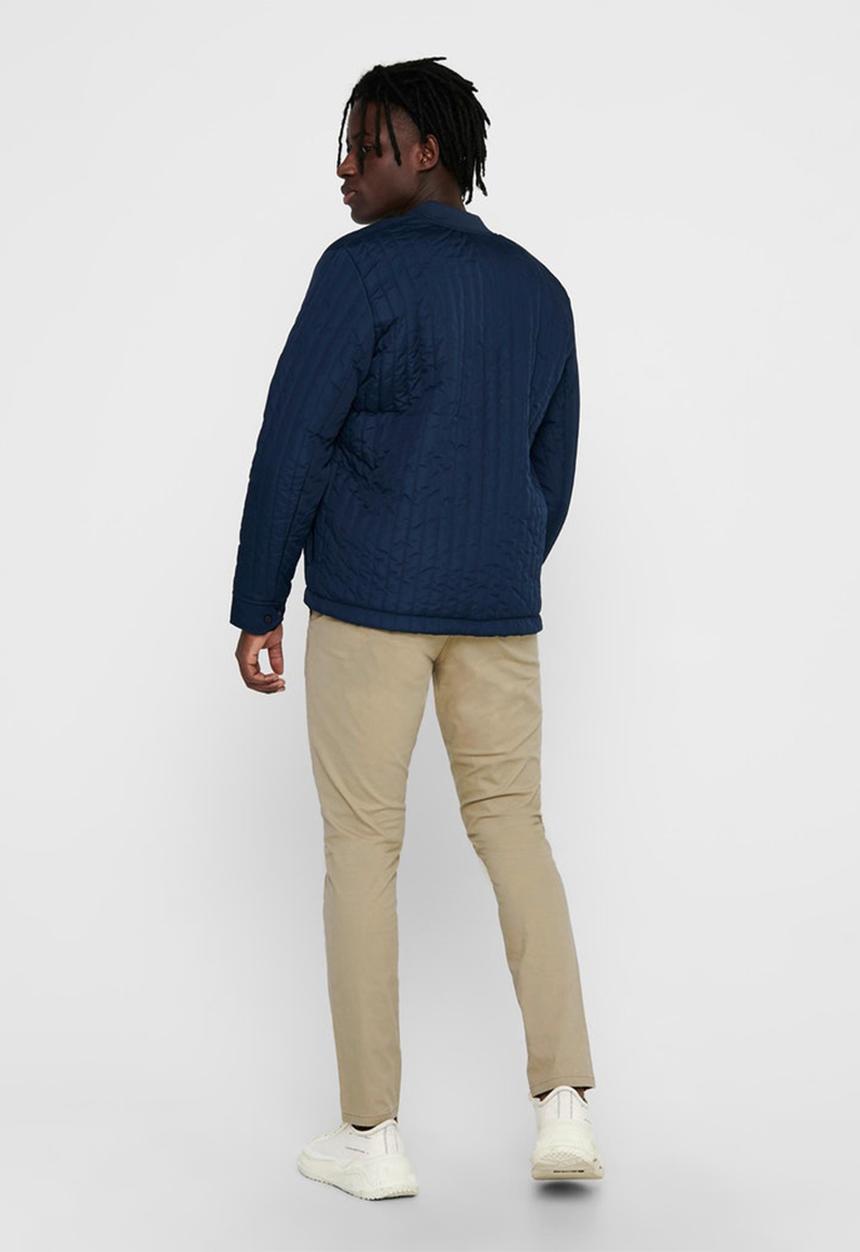 Only & Sons - Vincent life quilted jacket otw - blue
