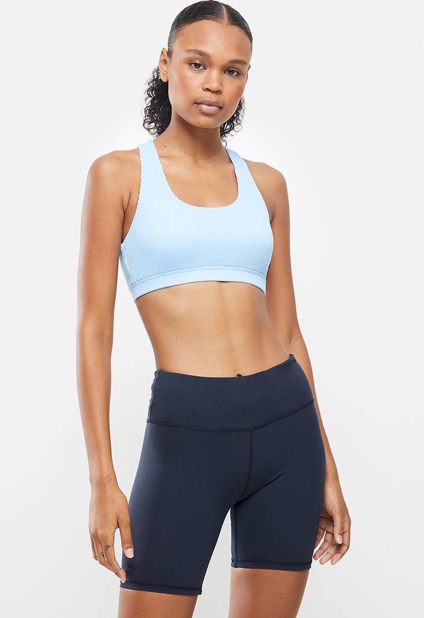 Cotton On - Workout cut out crop - baby blue