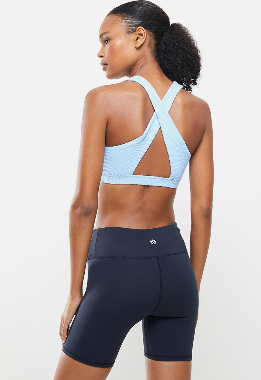 Cotton On - Workout cut out crop - baby blue