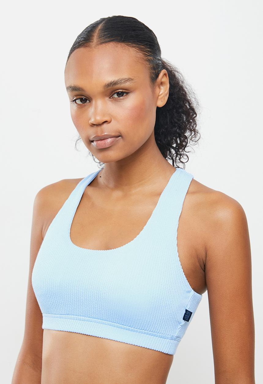 Cotton On - Workout cut out crop - baby blue