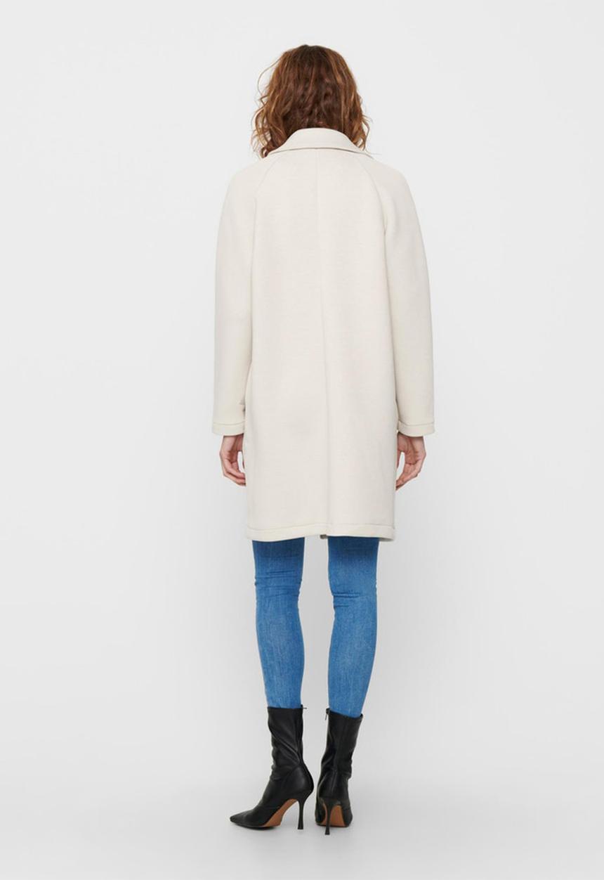 ONLY - Bernadette bonded loose coat - neutral