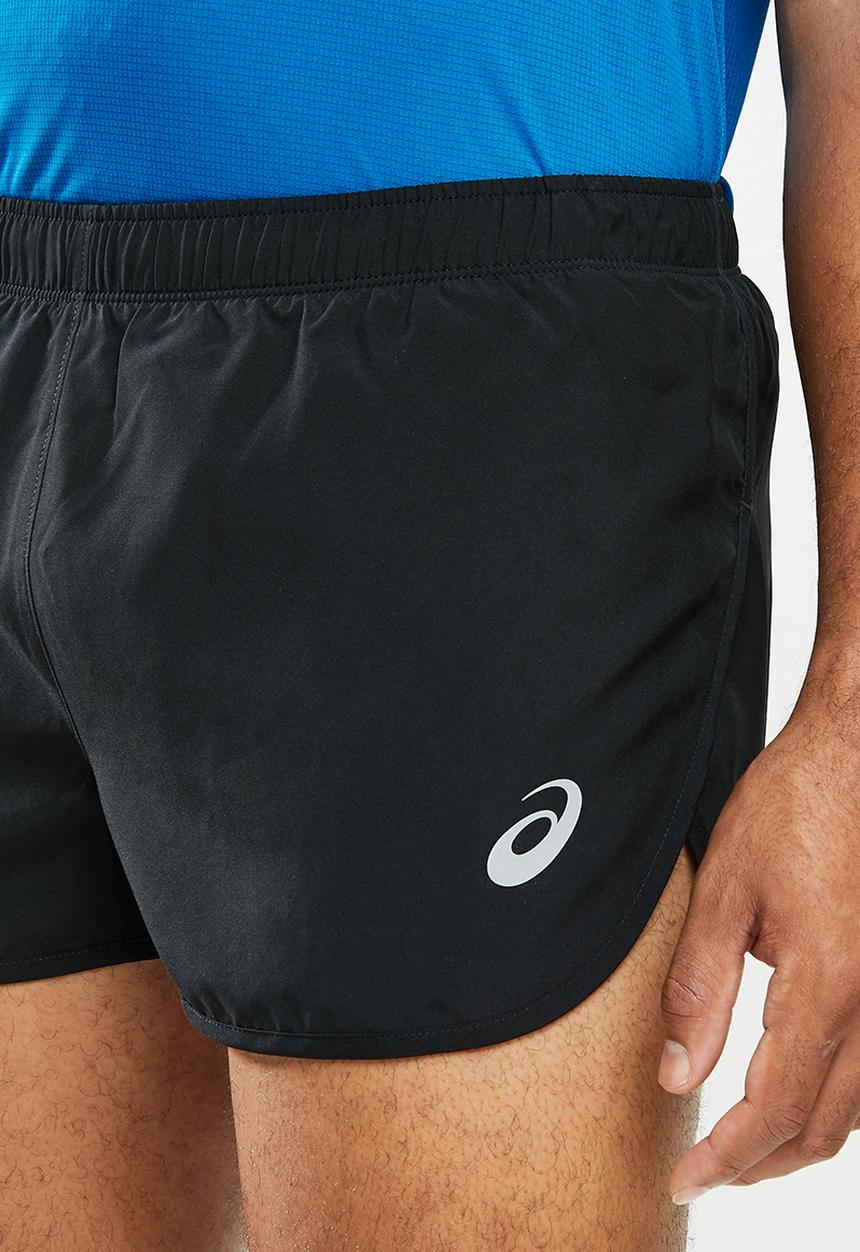 ASICS - Silver split short - black