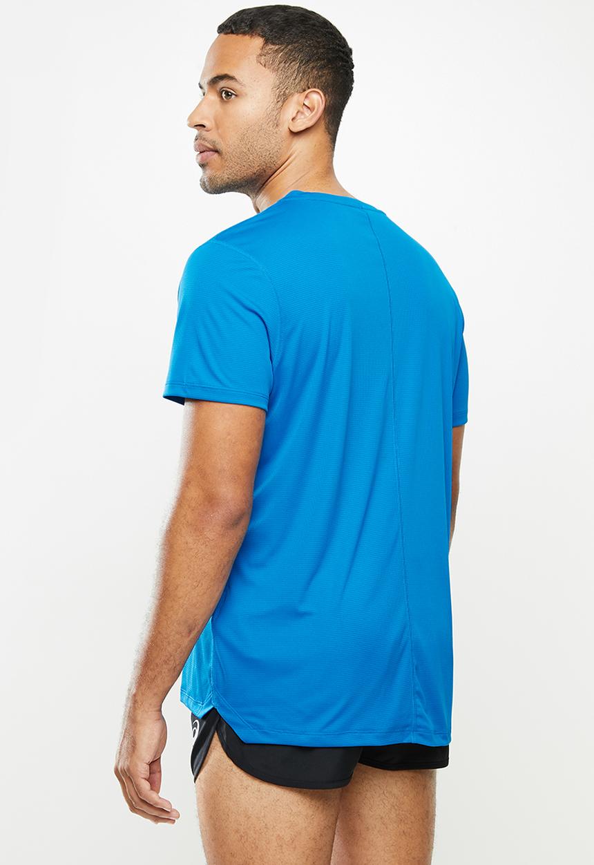 ASICS - Silver short sleeve top - blue