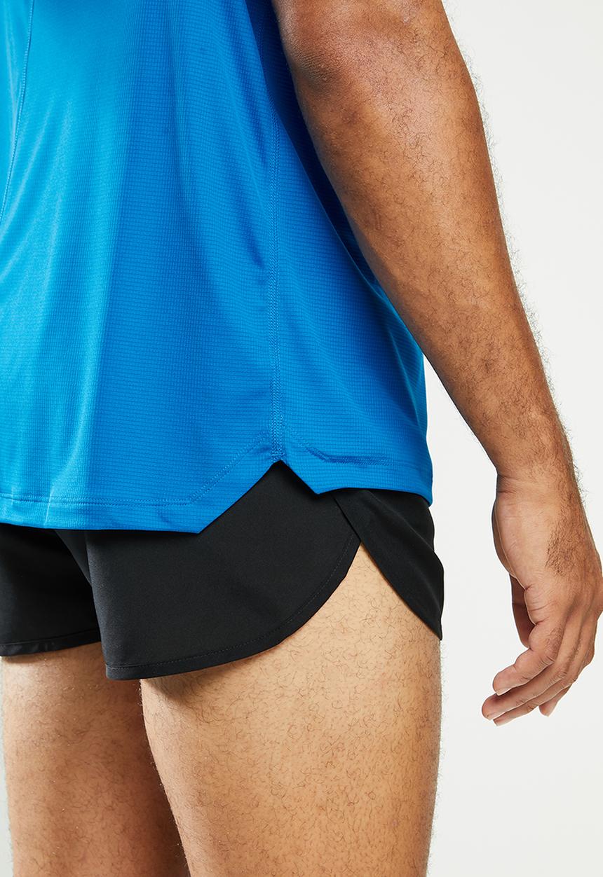 ASICS - Silver short sleeve top - blue