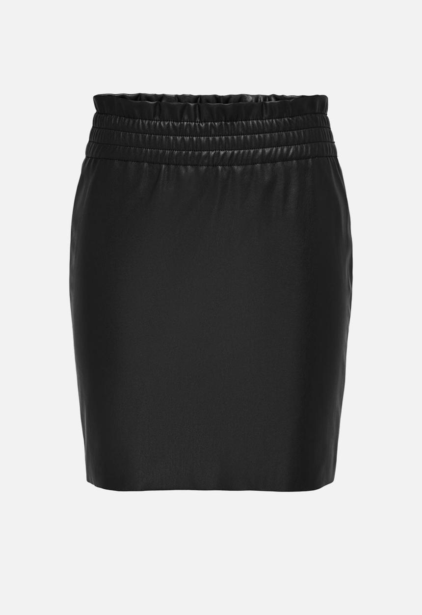 ONLY - Pinzon faux leather skirt - black