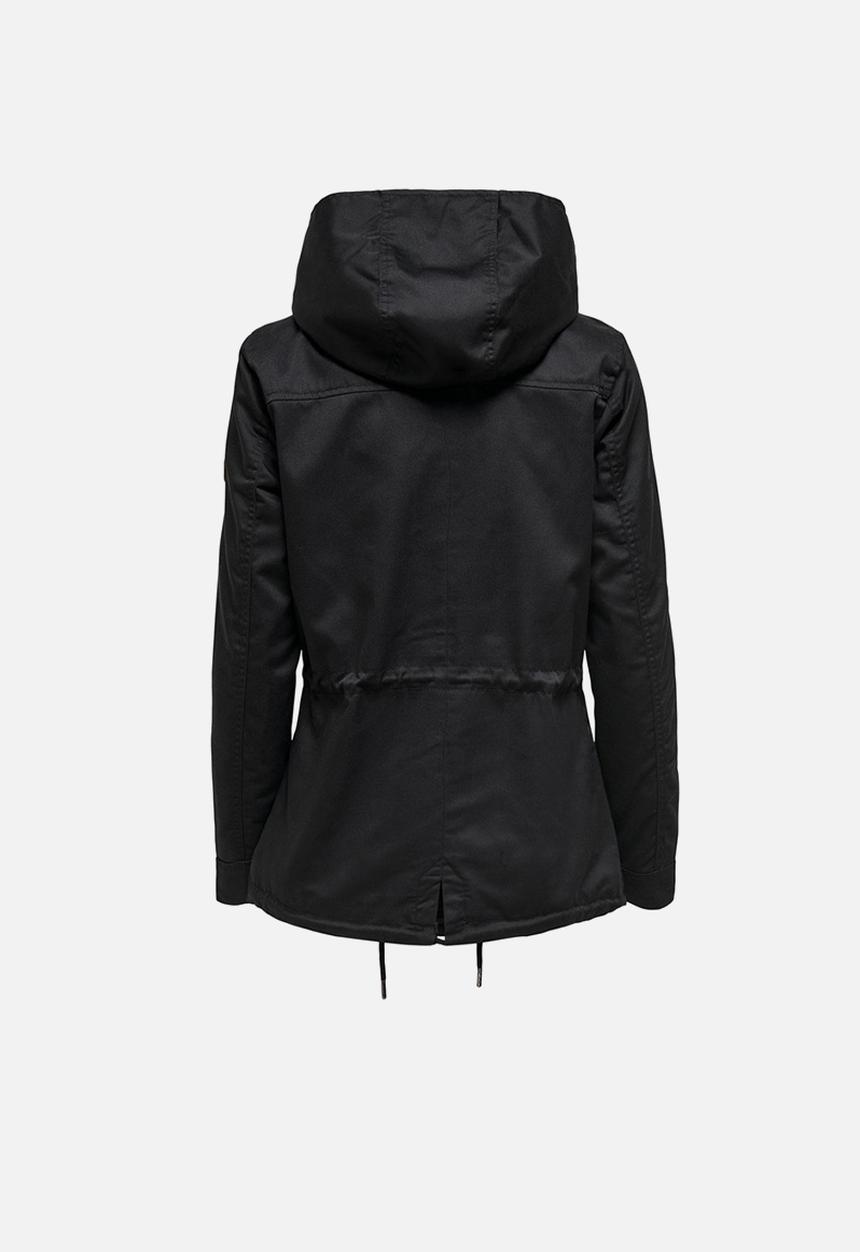 ONLY - Lorca canvas parka - black