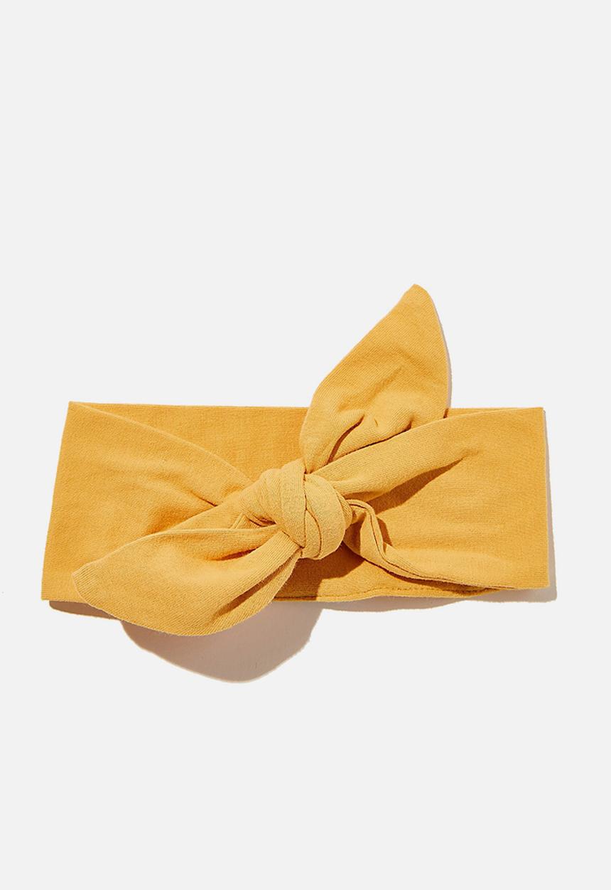 Cotton On - The tie headband - yellow 