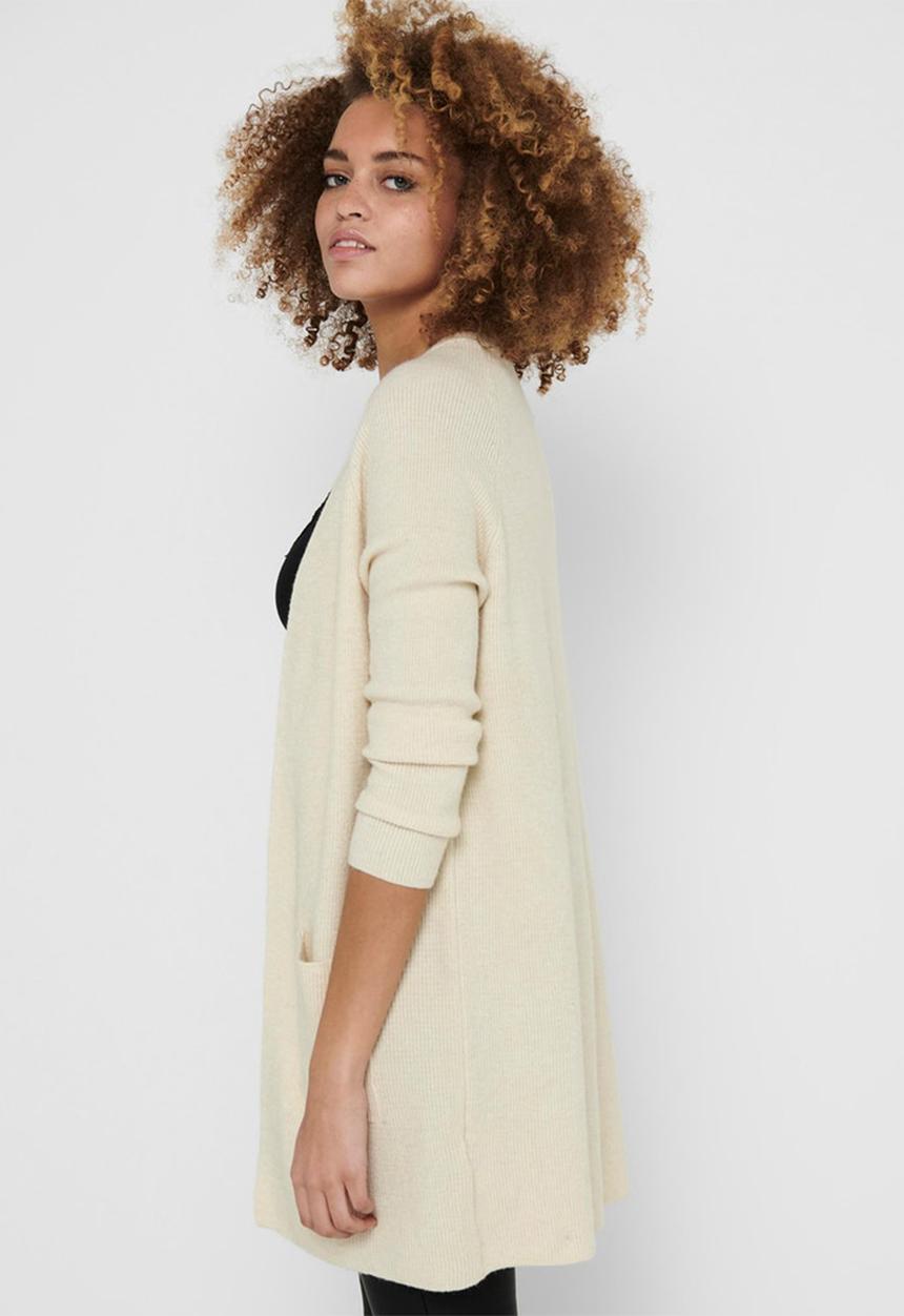 ONLY - Atia long sleeve cardigan - cream 