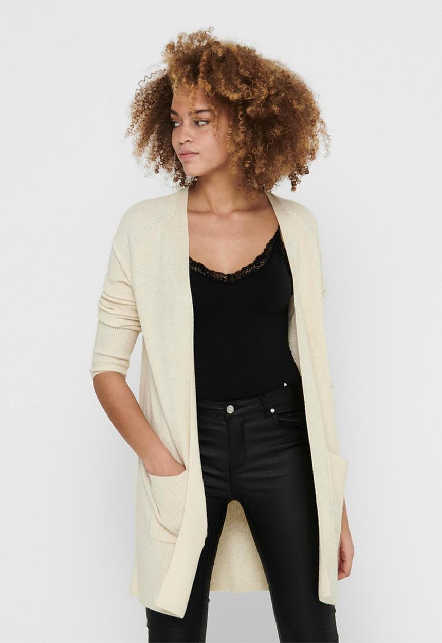 ONLY - Atia long sleeve cardigan - cream 