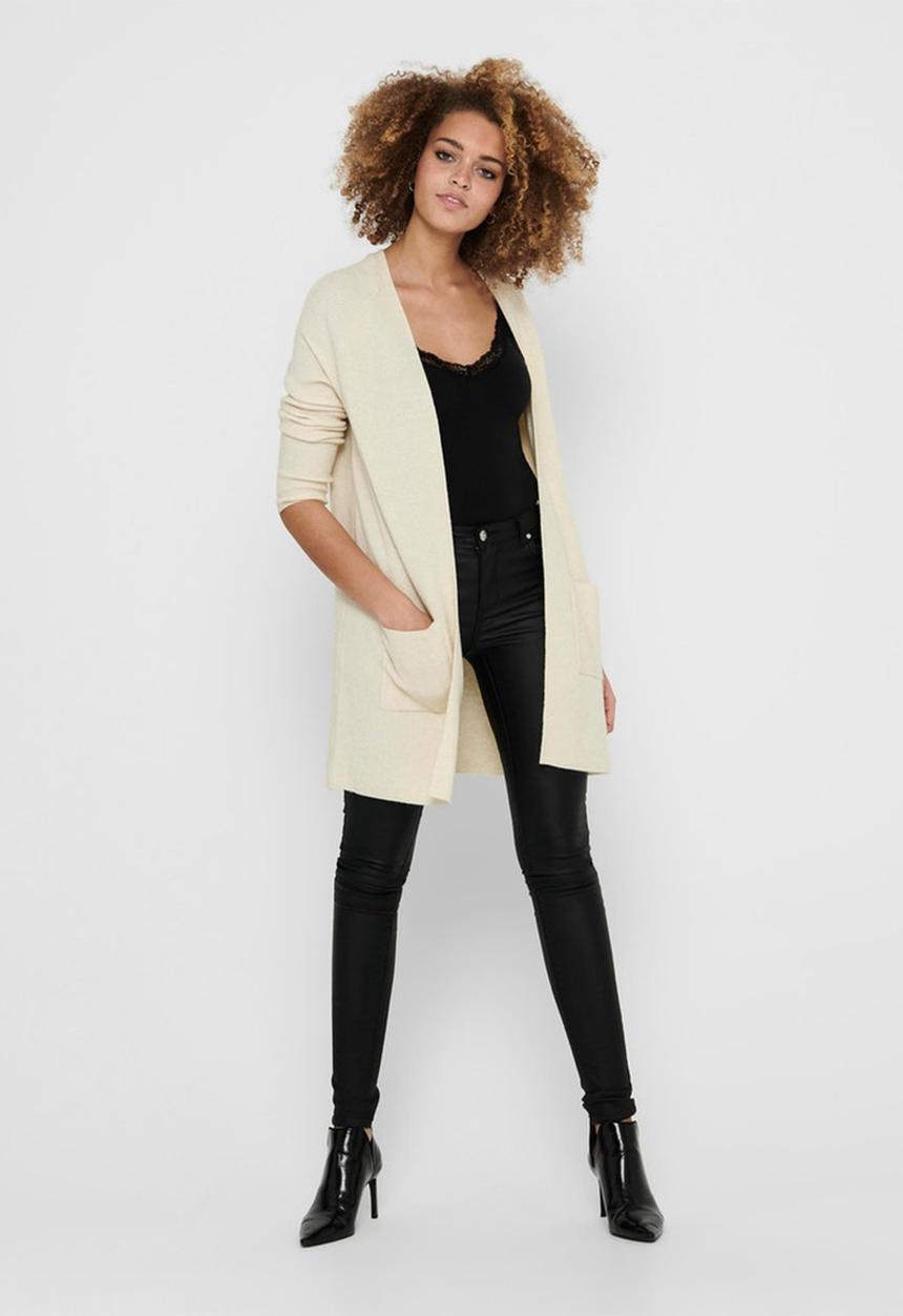 ONLY - Atia long sleeve cardigan - cream 