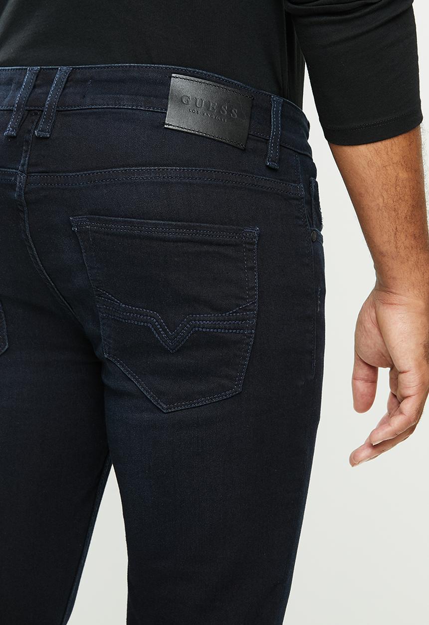 GUESS - Skinny lanewood wash - dark blue
