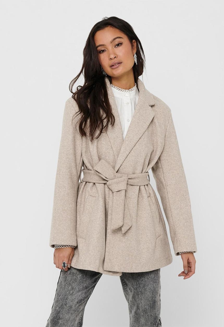 ONLY - Trillion belt coatigan - neutral