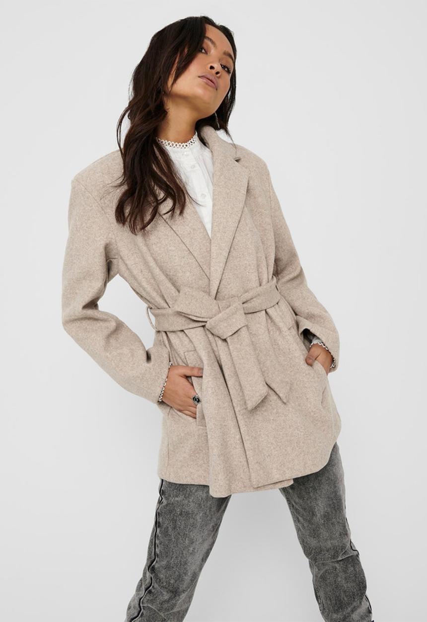 ONLY - Trillion belt coatigan - neutral