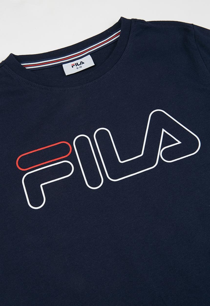 FILA - Storm crop box tee - navy