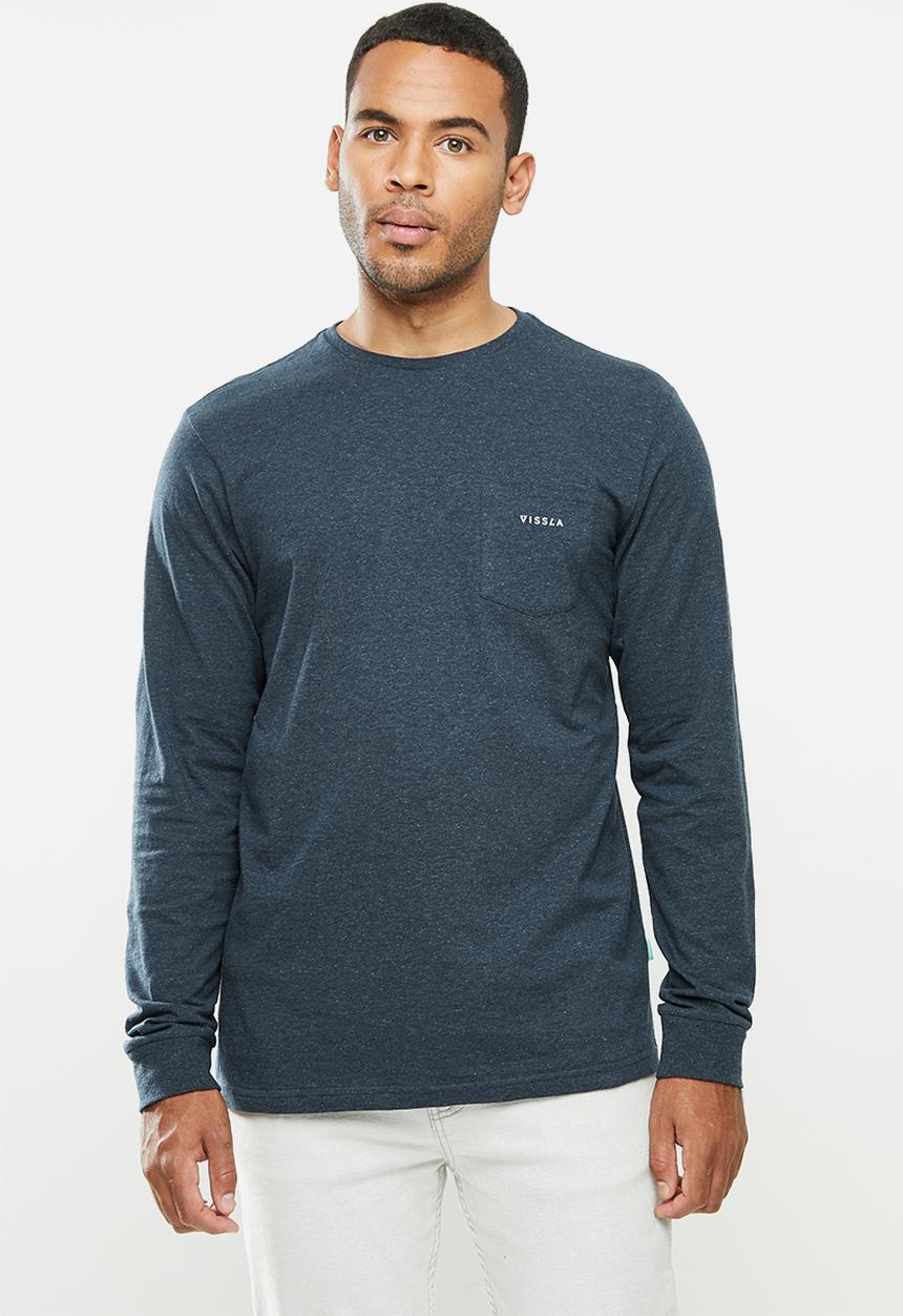 Vissla  - Vintage vissla heather long sleeve - navy