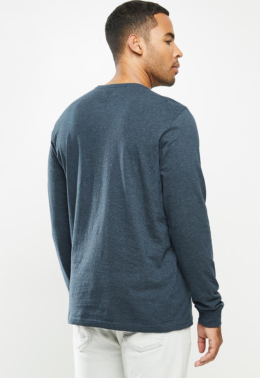 Vissla  - Vintage vissla heather long sleeve - navy