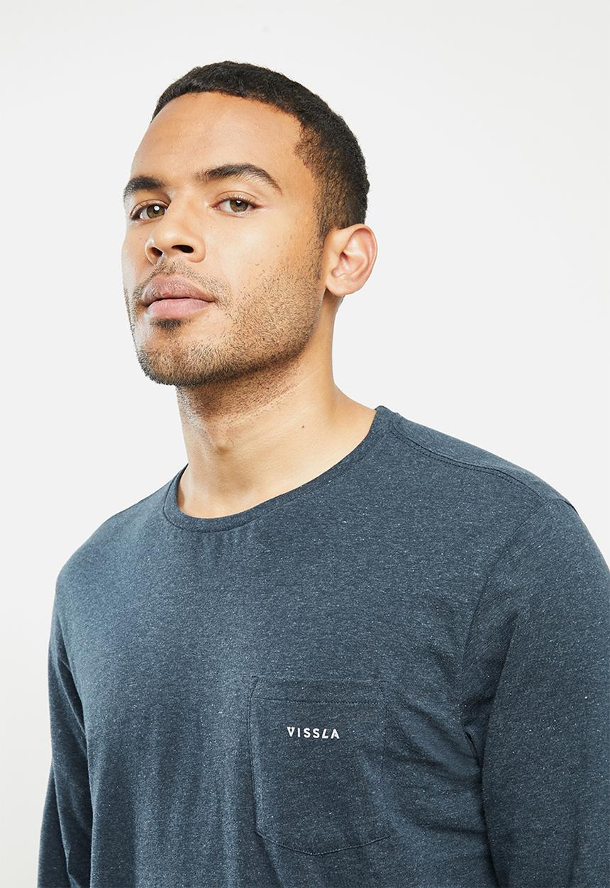 Vissla  - Vintage vissla heather long sleeve - navy