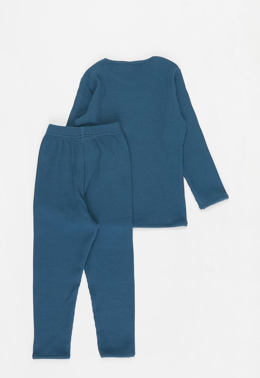 Baby Star - Boys 2 piece ribbed set - navy