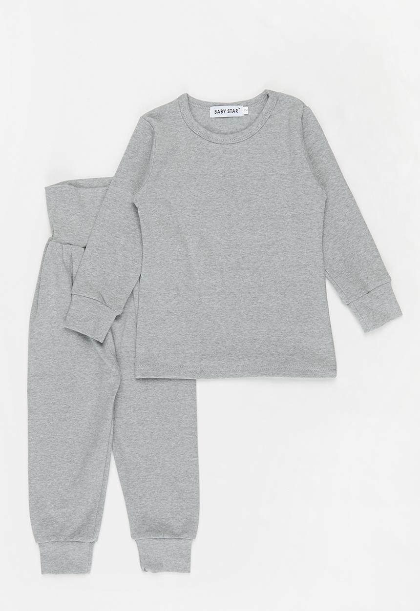 Baby Star - Unisex 2 piece set - grey