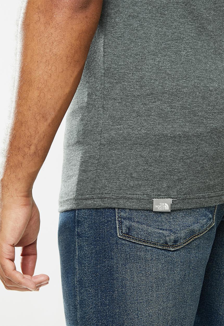The North Face - Short sleeve mountain line tee - grey 