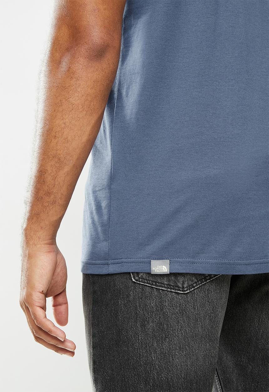 The North Face - Short sleeve redbox tee - blue
