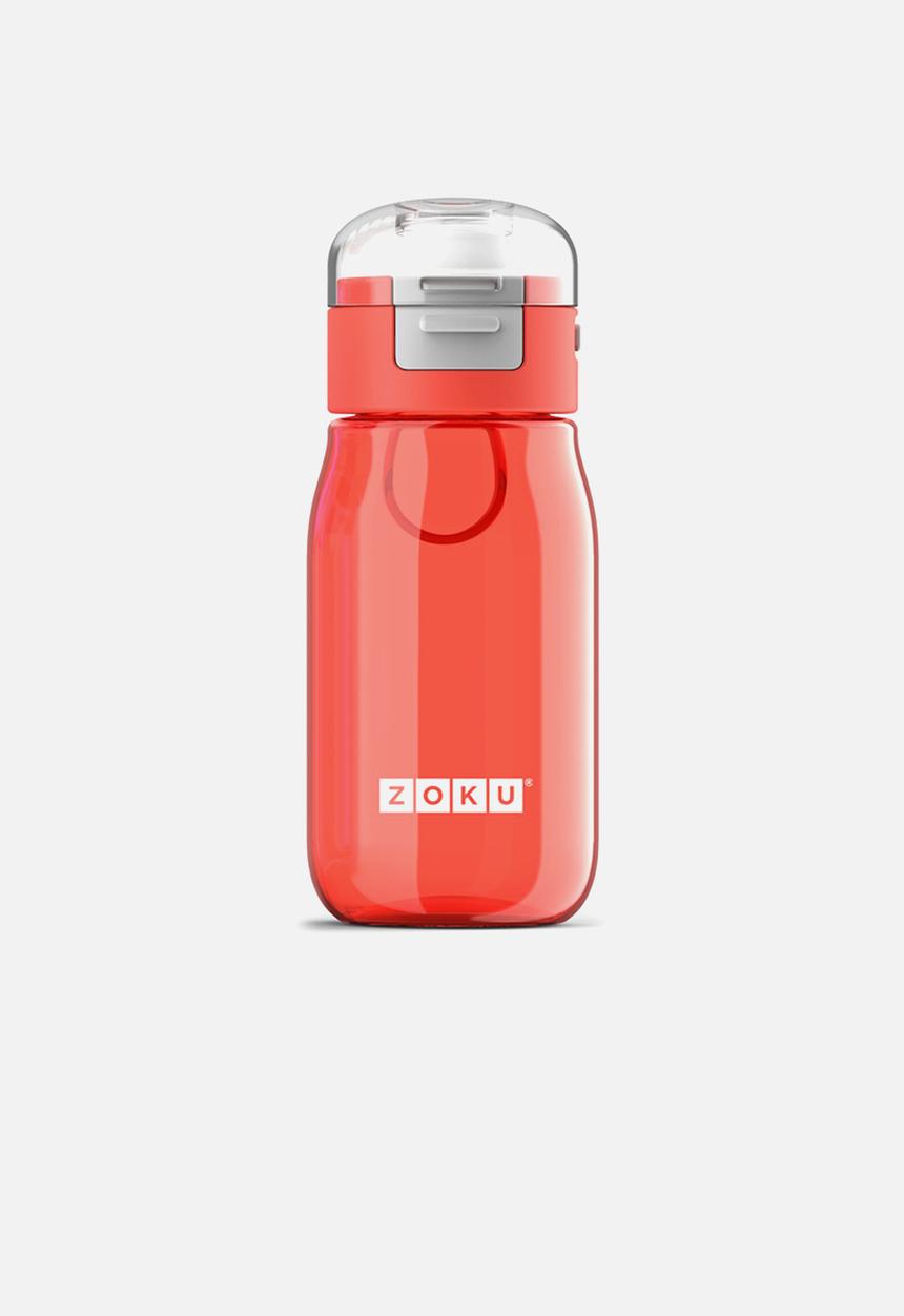 Zoku - Kids flip gulp bottle - red