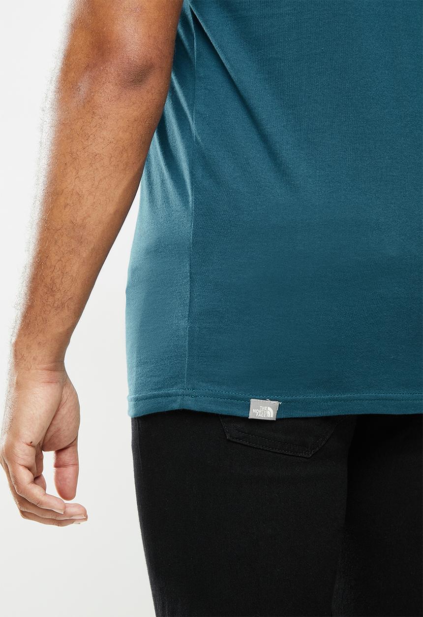 The North Face - Short sleeve mountain line tee - blue