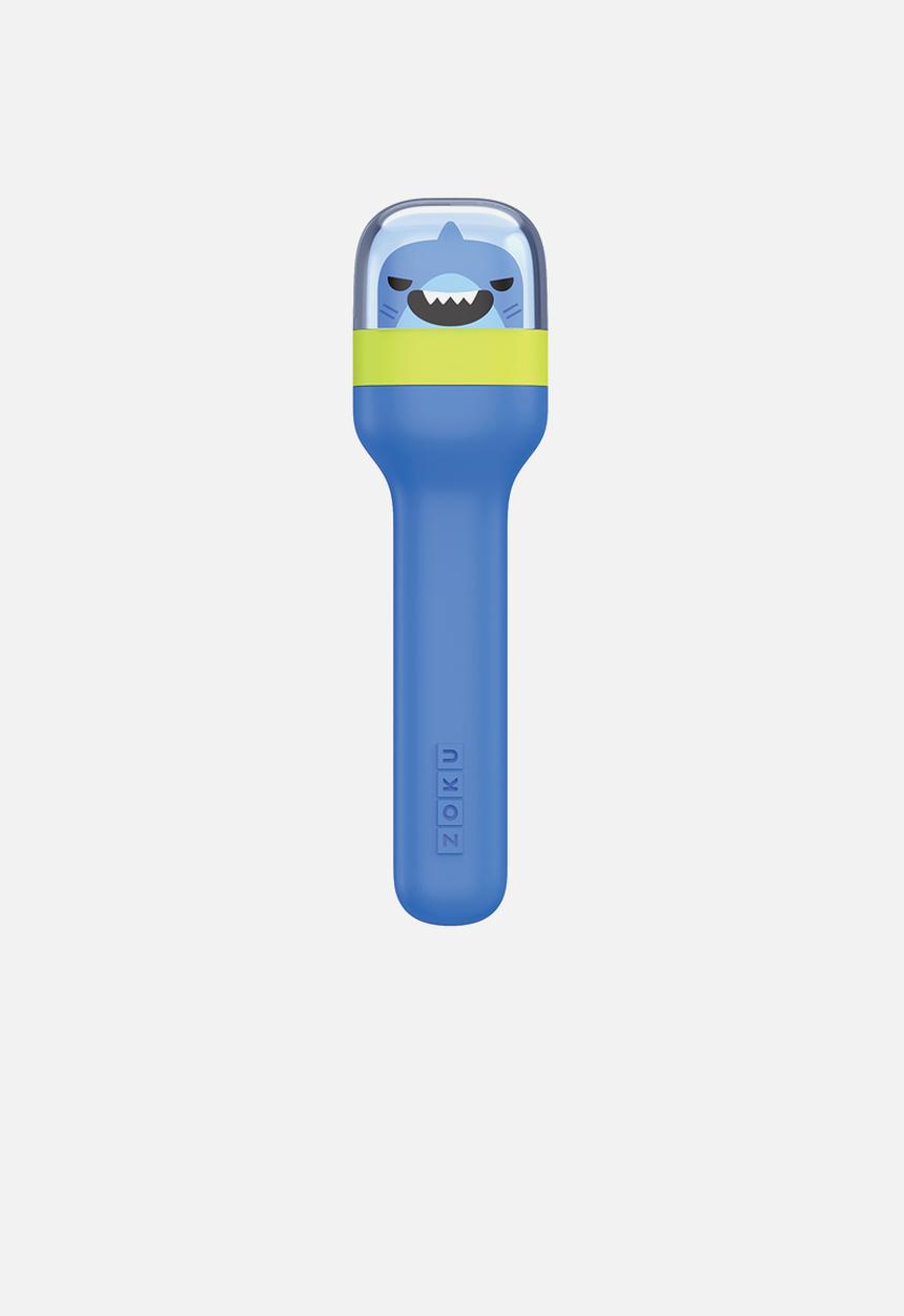 Zoku - Shark kids pocket utensils - blue