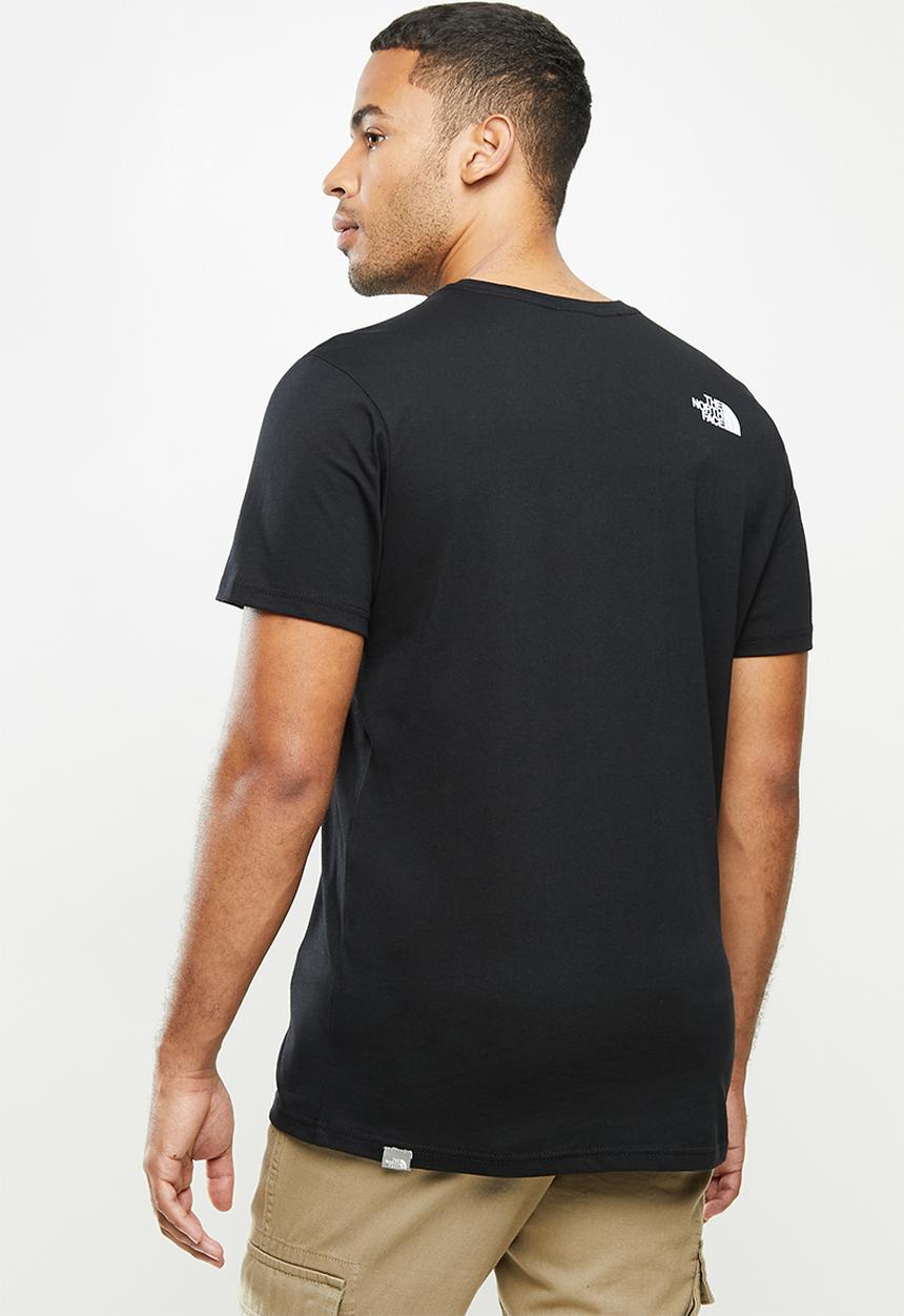 The North Face - Short sleeve mountain line tee - black