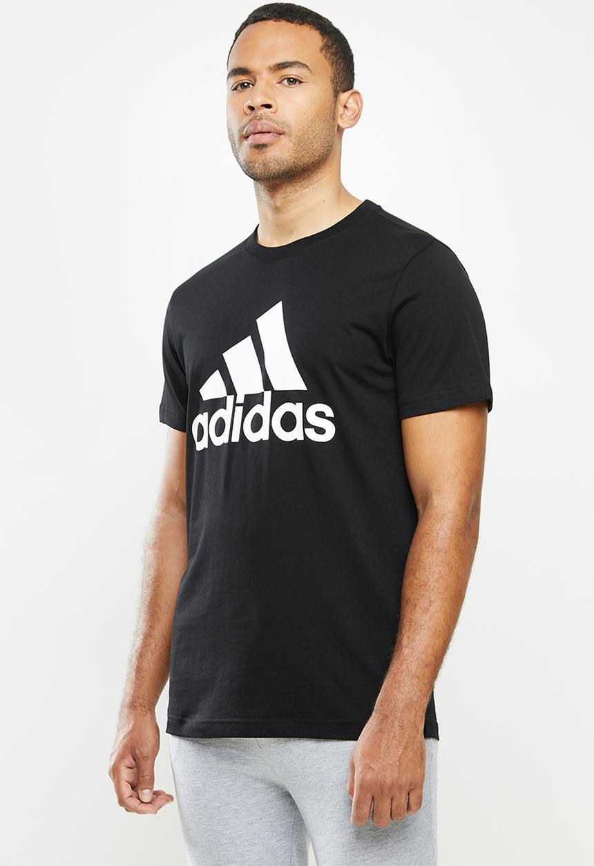 adidas Performance - Bl sj t-shirt - black & white 
