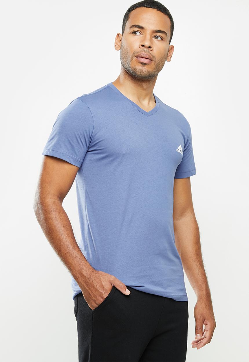 adidas Performance - V-neck t-shirt - blue