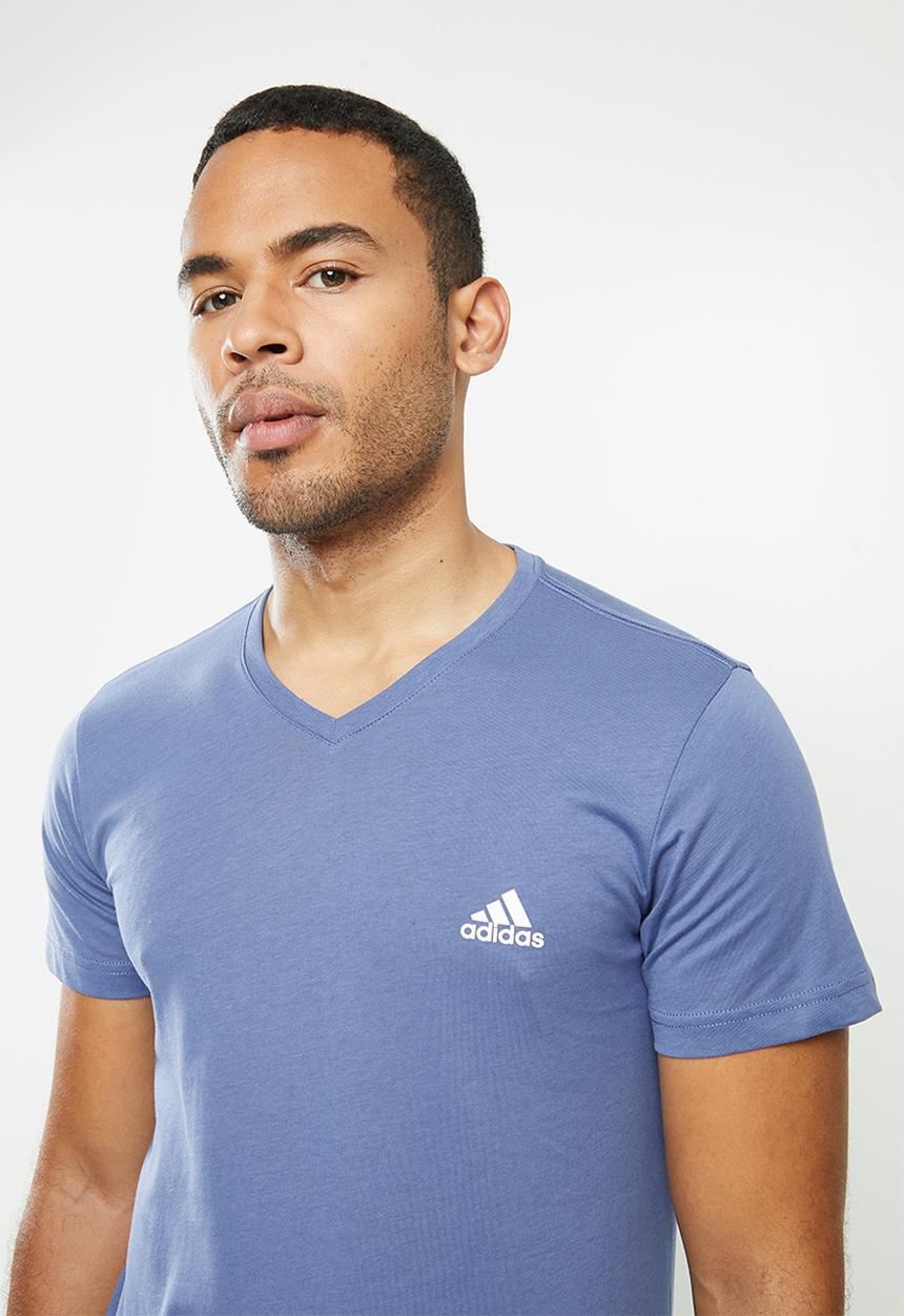 adidas Performance - V-neck t-shirt - blue
