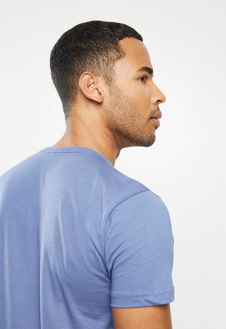 adidas Performance - V-neck t-shirt - blue