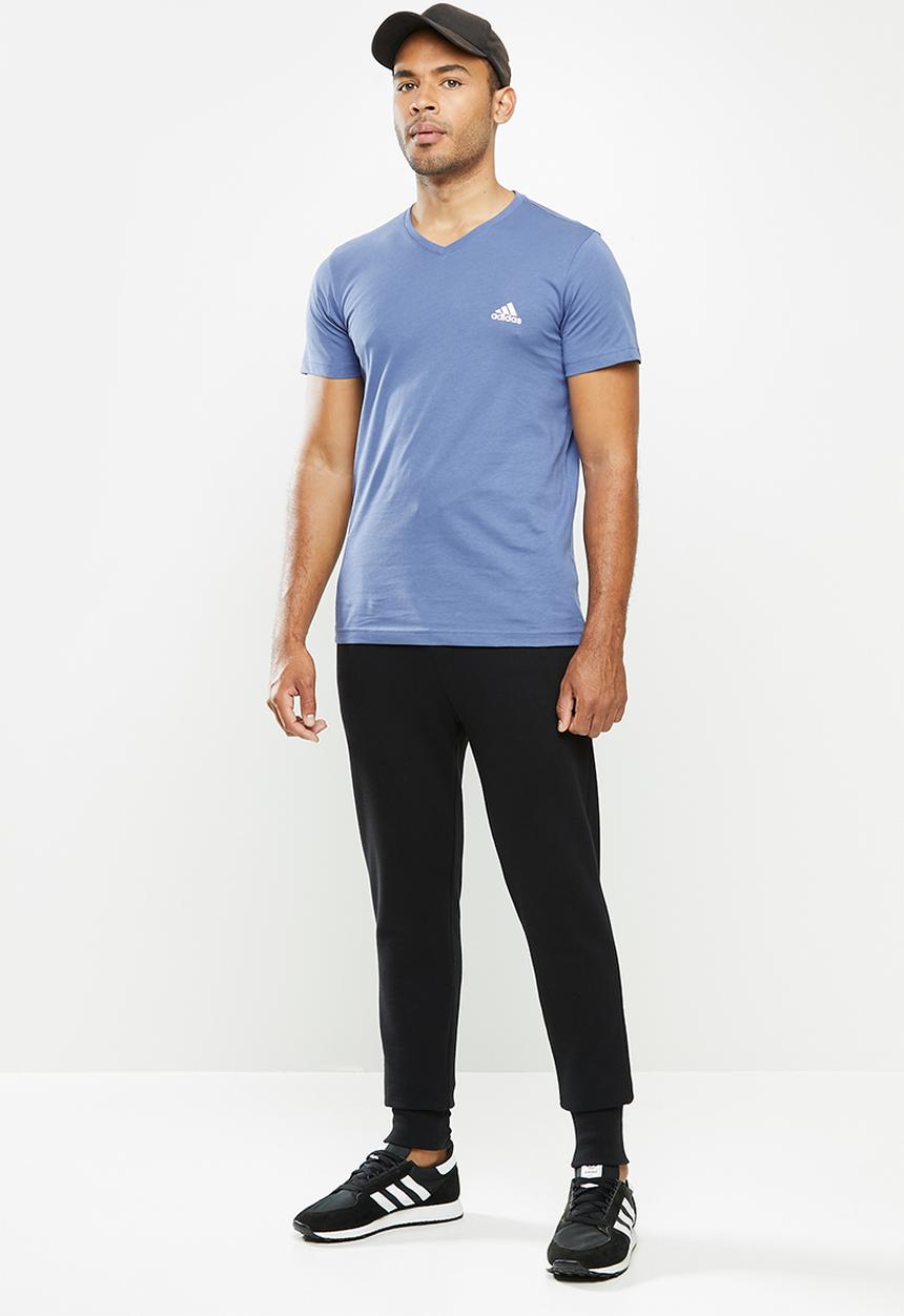 adidas Performance - V-neck t-shirt - blue