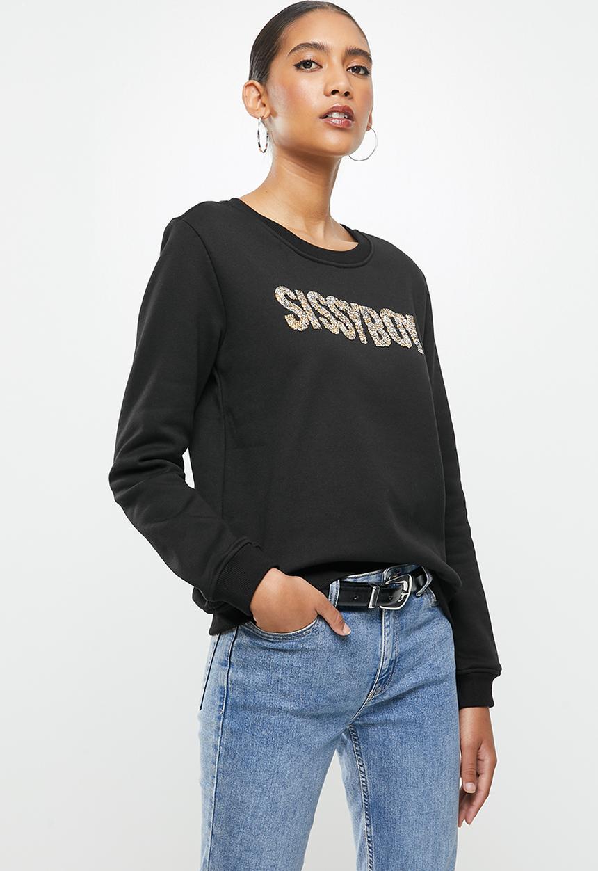 SISSY BOY - Marla: logo sweater - black