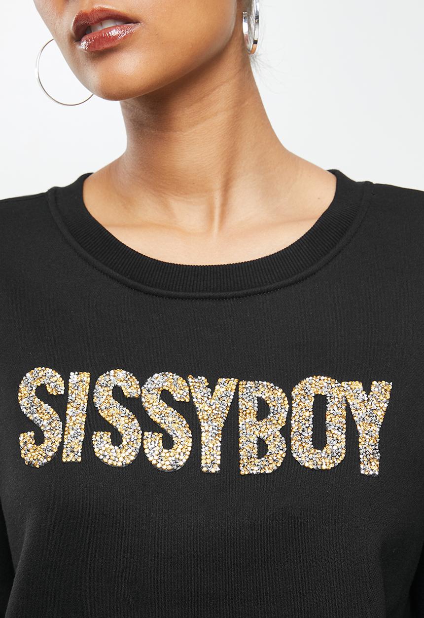 SISSY BOY - Marla: logo sweater - black