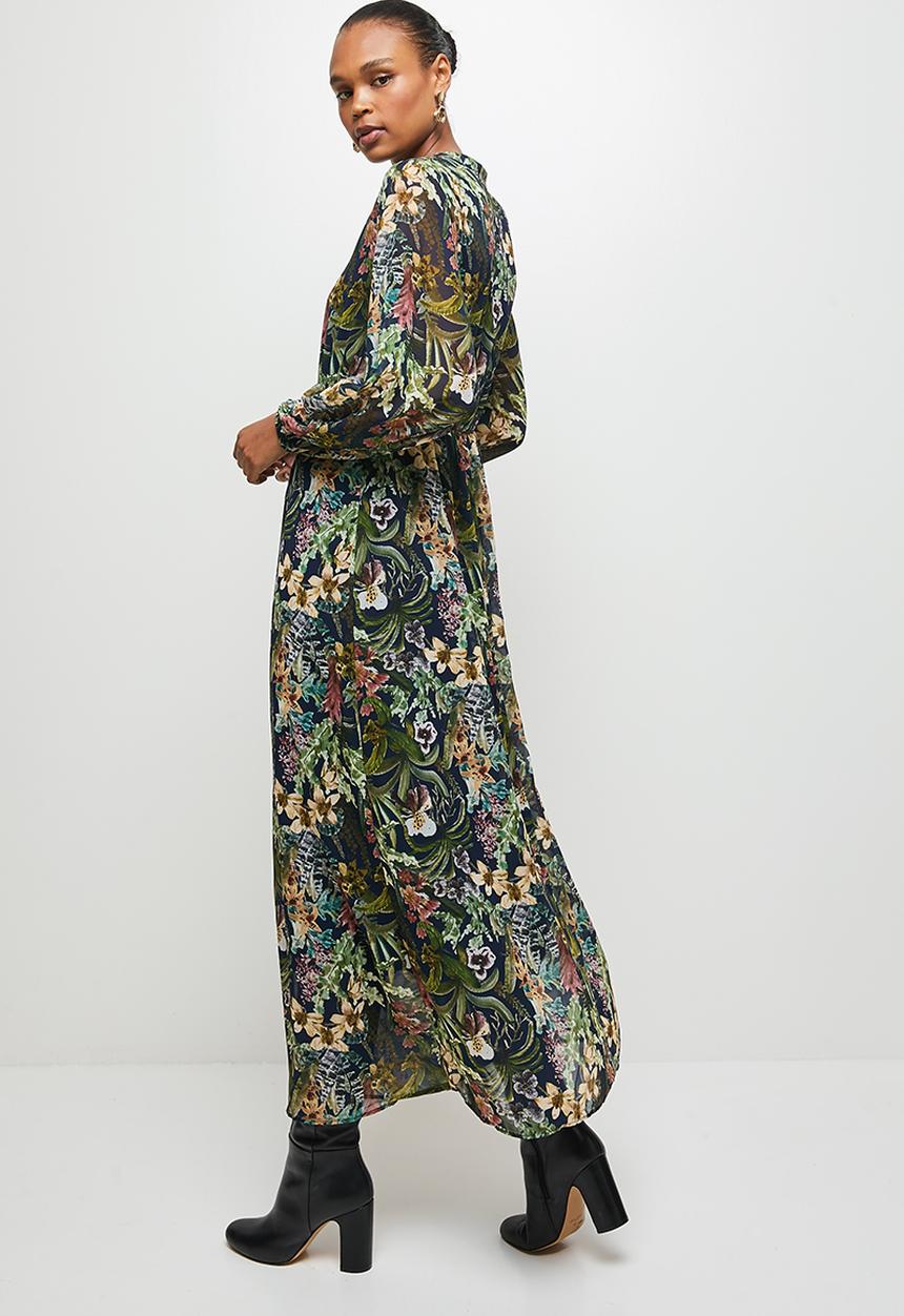 edit - Neck tie soft femme maxi - multi 