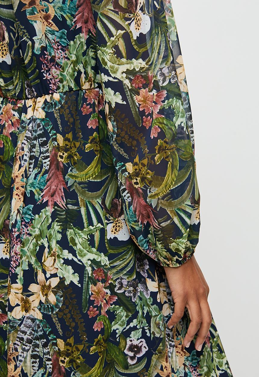 edit - Neck tie soft femme maxi - multi 