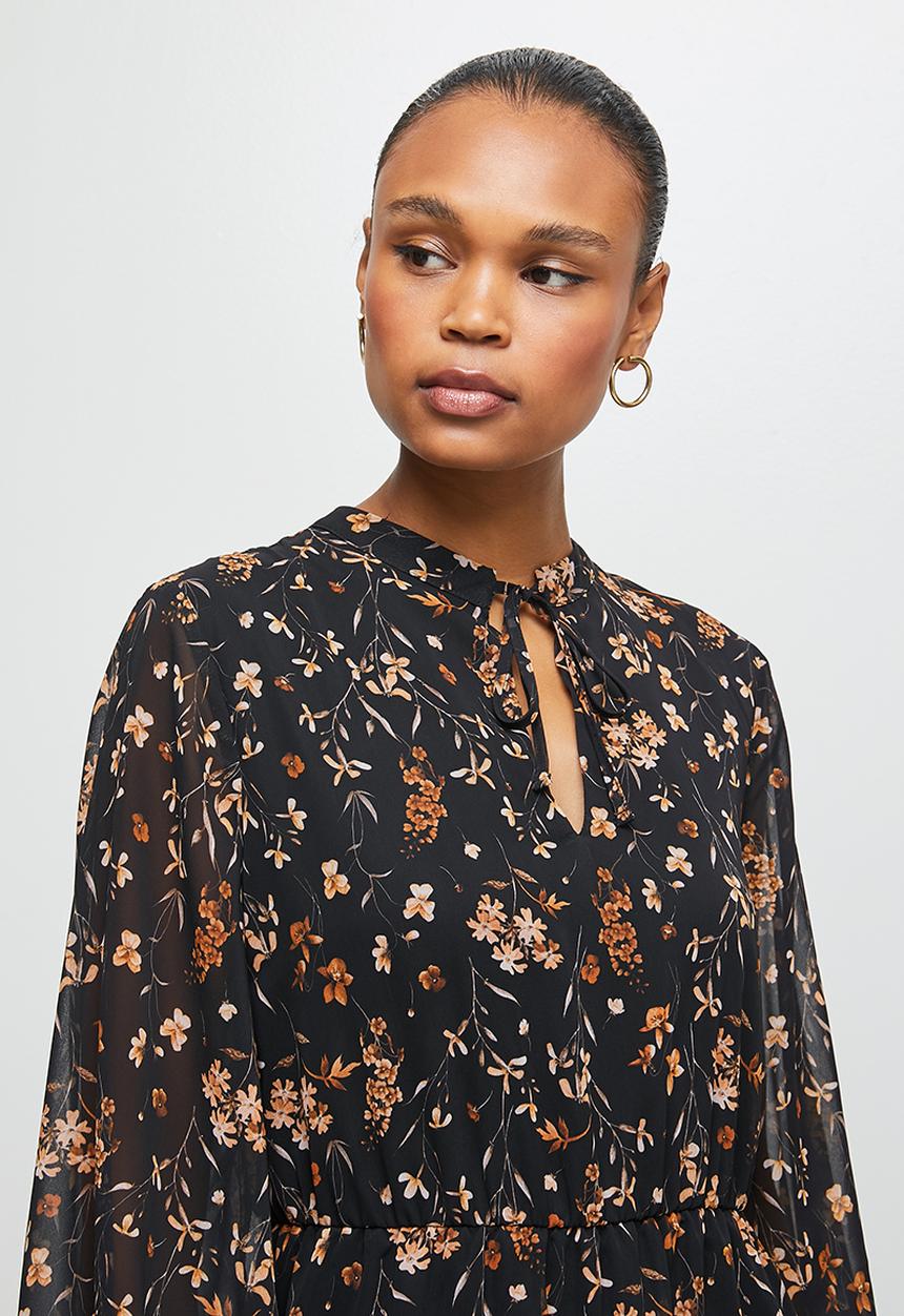 edit - Neck tie soft femme maxi - multi 