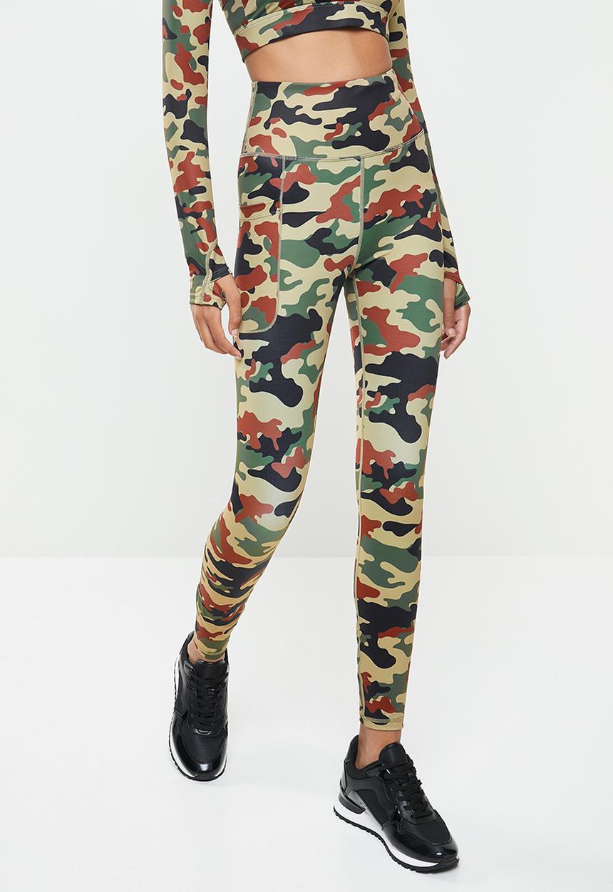SISSY BOY - Sissyboy sport: camo printed leggings - multi 