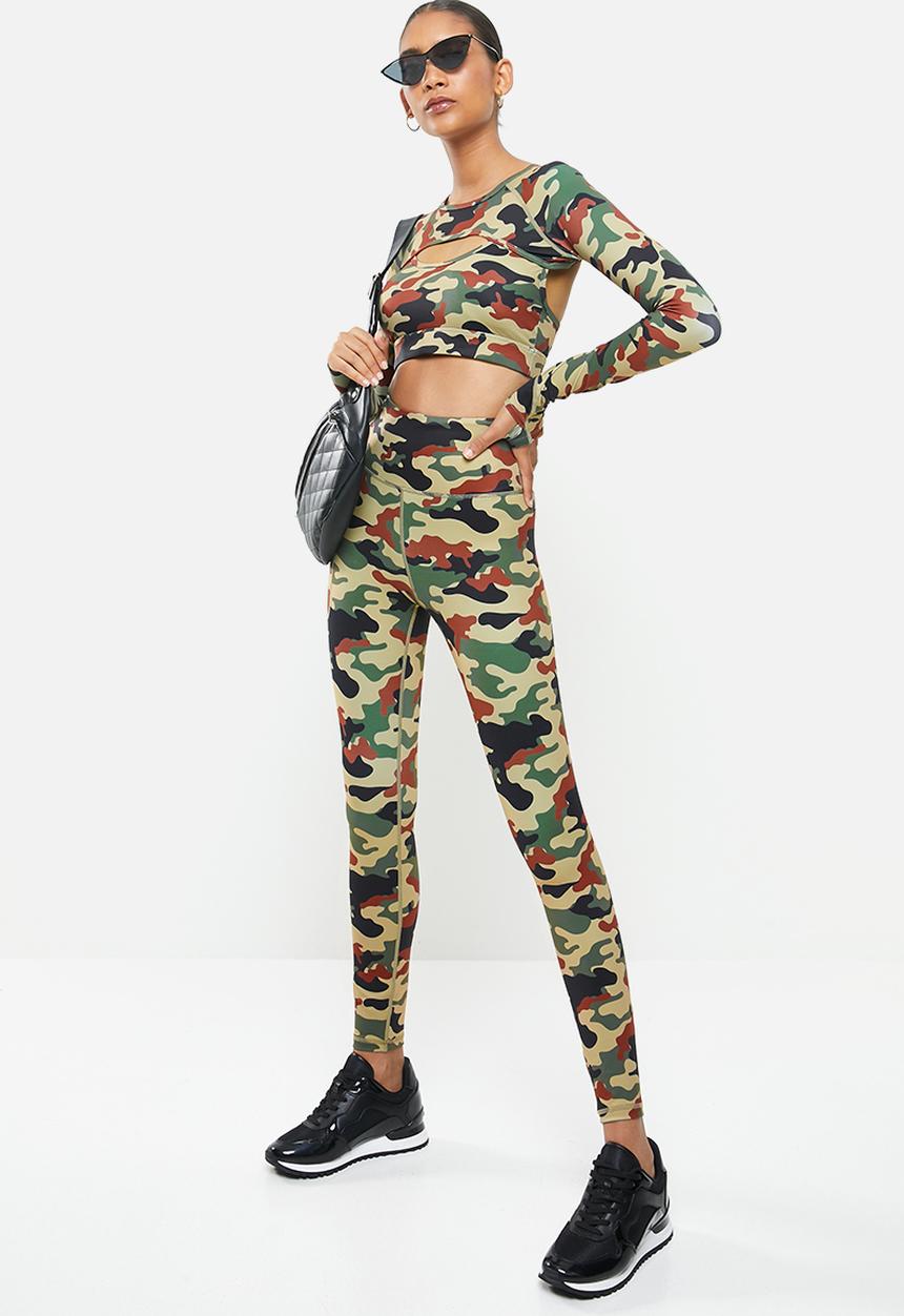 SISSY BOY - Sissyboy sport: camo printed leggings - multi 