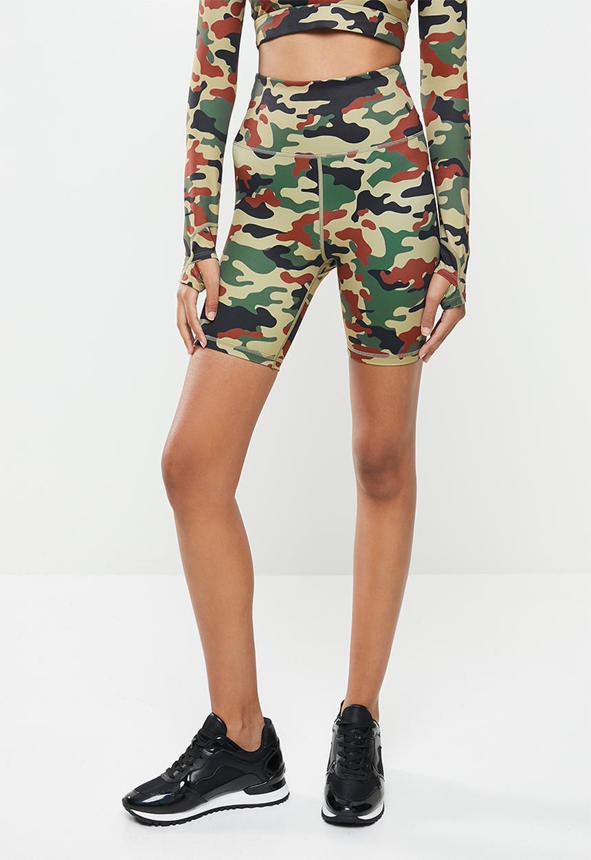 SISSY BOY - Sissyboy sport: camo printed cycling shorts - multi 