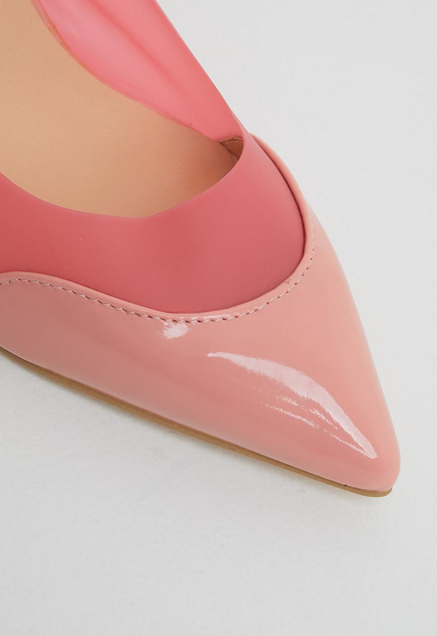 Seduction - Slingback block heel - pink