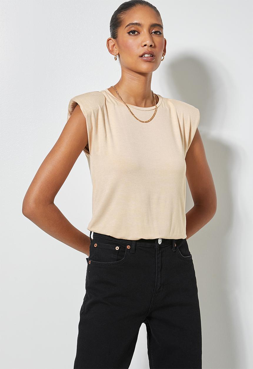 Superbalist - Muscle tee  - natural beige