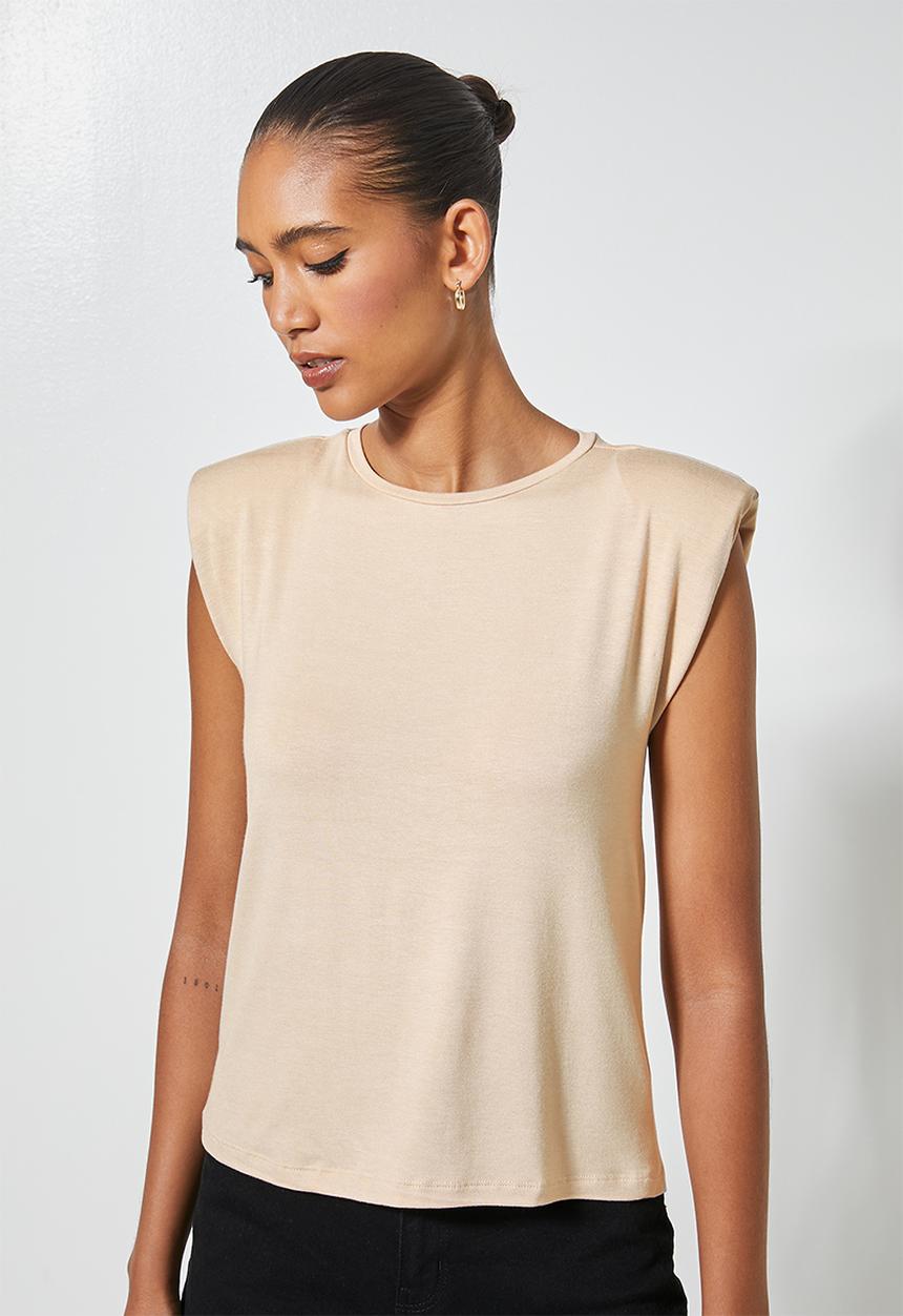 Superbalist - Muscle tee  - natural beige