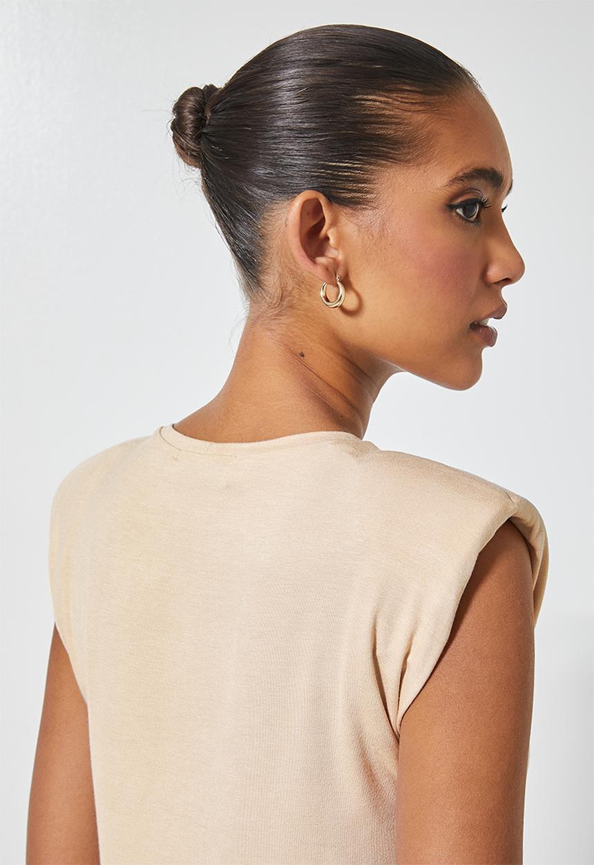 Superbalist - Muscle tee  - natural beige
