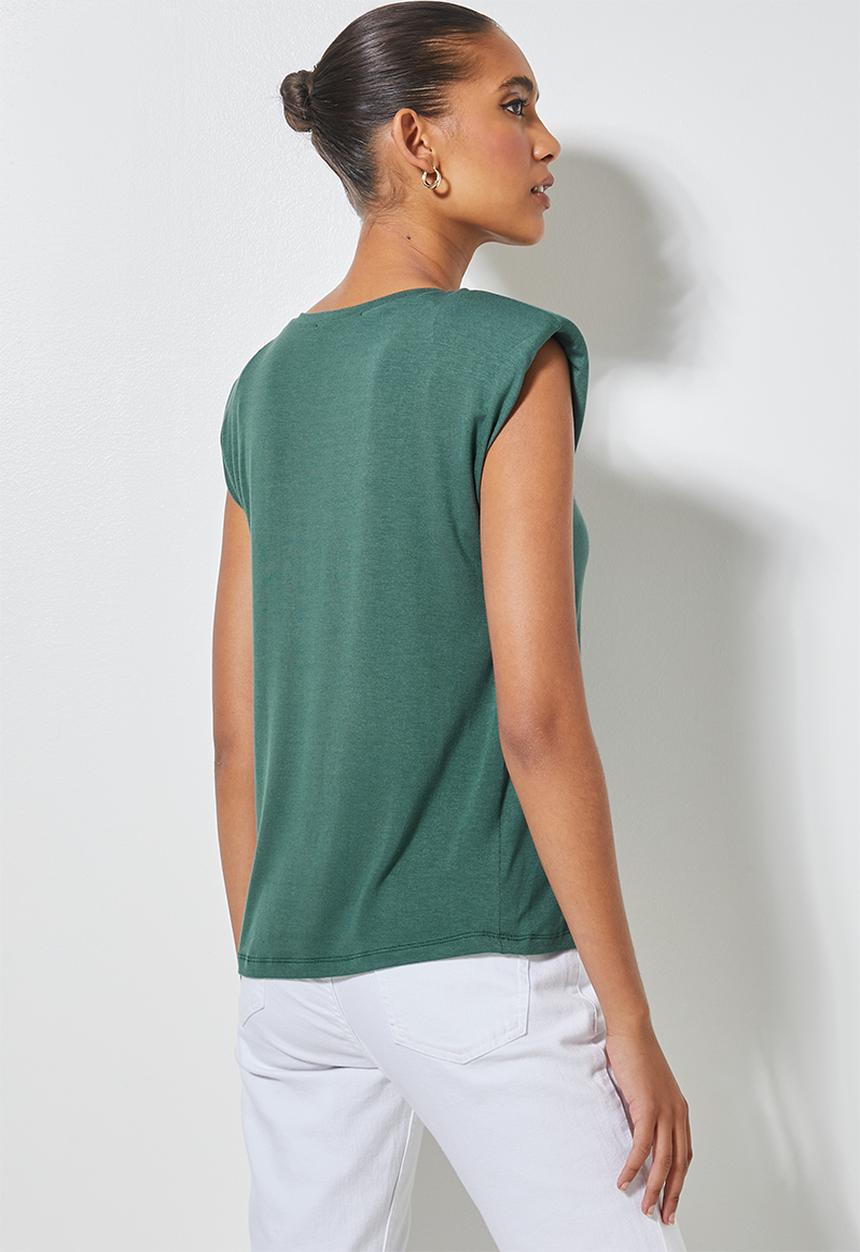 Superbalist - Muscle tee  - dark sage