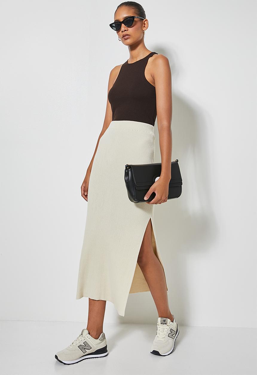 Superbalist - Crepe cutaway top - brown 