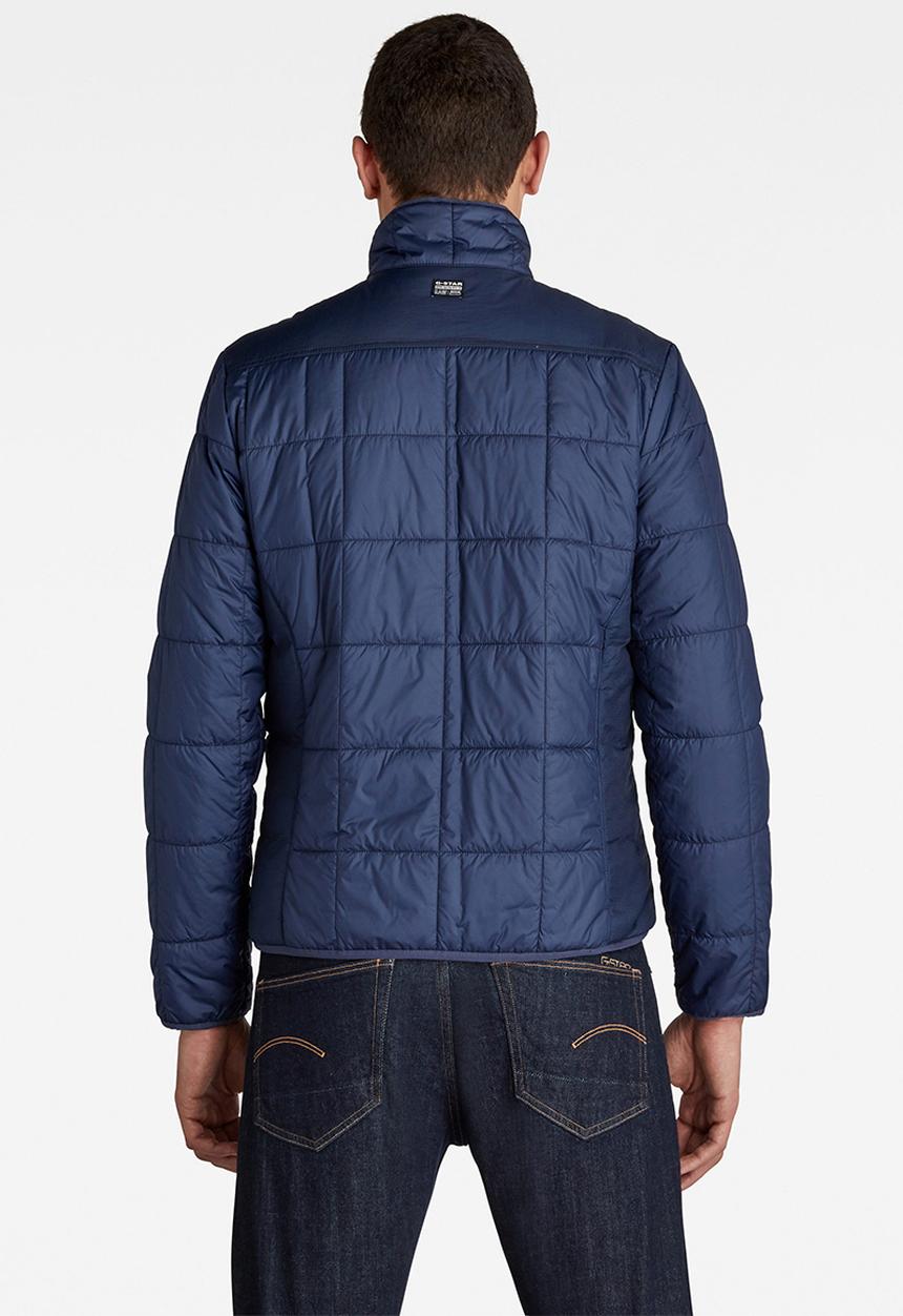 G-STAR - Lt wt quilted jacket - blue