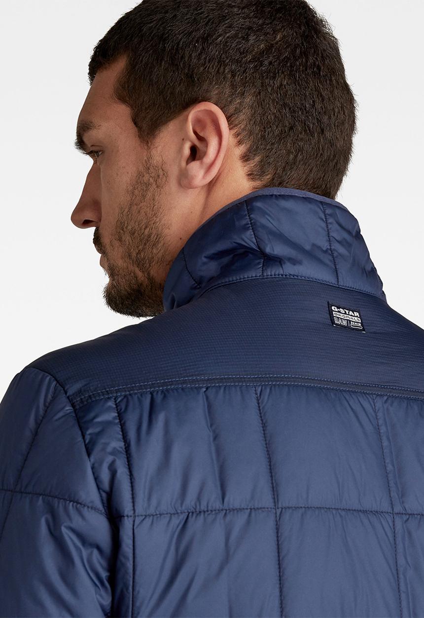 G-STAR - Lt wt quilted jacket - blue